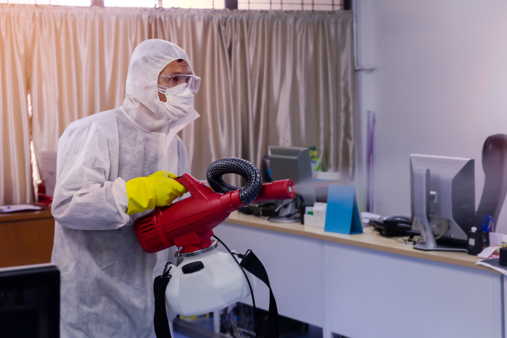 Désinfection professionnels des locaux, décontamination covid